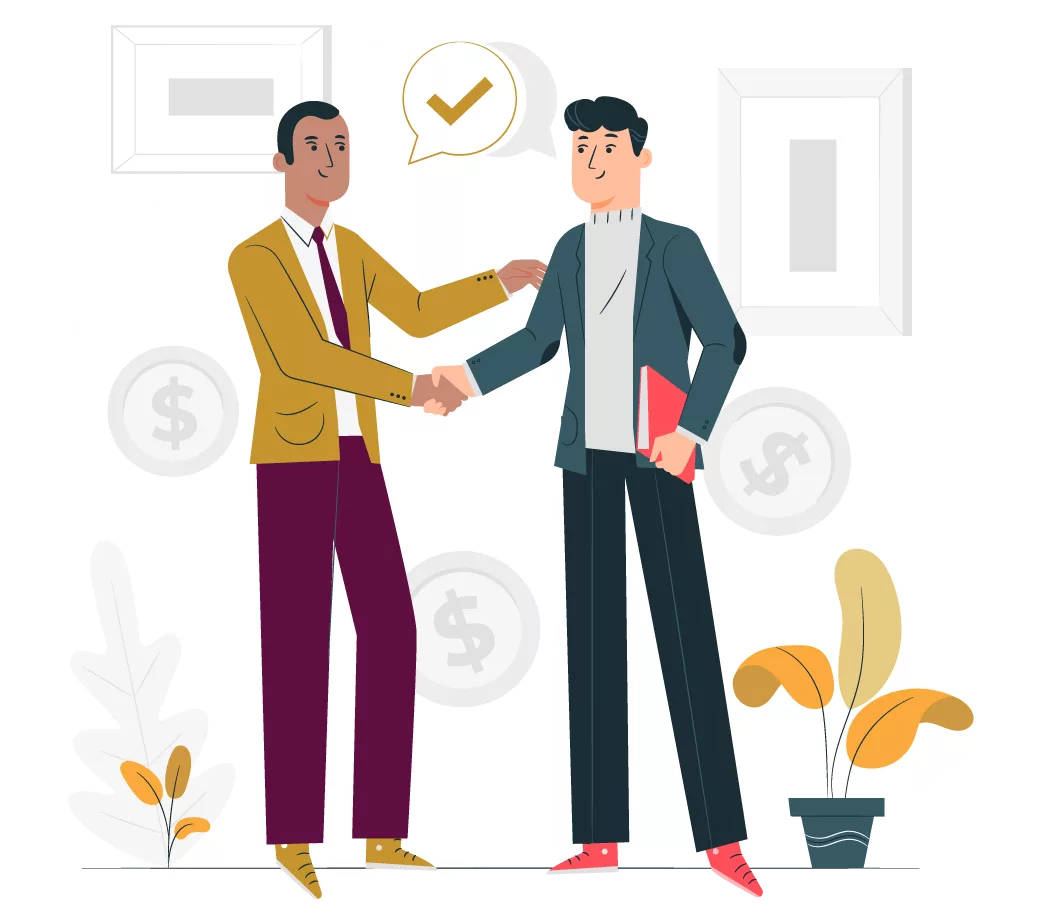 Illustration inviting companies to become Maxis Technology partners