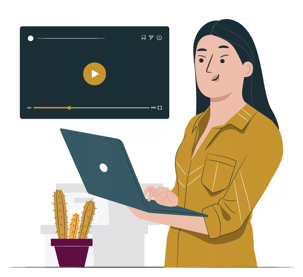 Illustration inviting visitors to read Maxis Technology's success stories